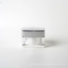 15g Plastic Square Acrylic Cream Jar (EF-J40015)